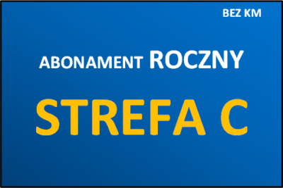 Abonament roczny STREFA C bez KM